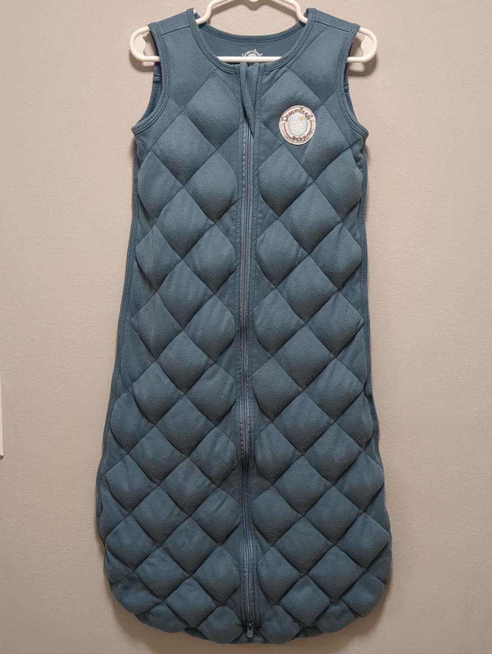 Dreamland Baby Dream Sleep Sack Quilted Blue 100% Cotton 12-24 Months
